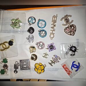 Chanel Assorted Jewelry Charms 27 Total